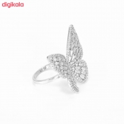 انگشتر زنانه طرح پروانه کد R3005 انگشتر زنانه طرح پروانه کد R3005